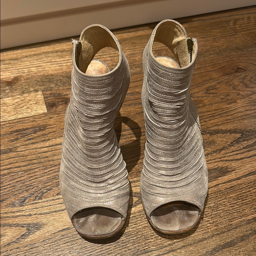 Designer Women's Peep-Toe Booties
